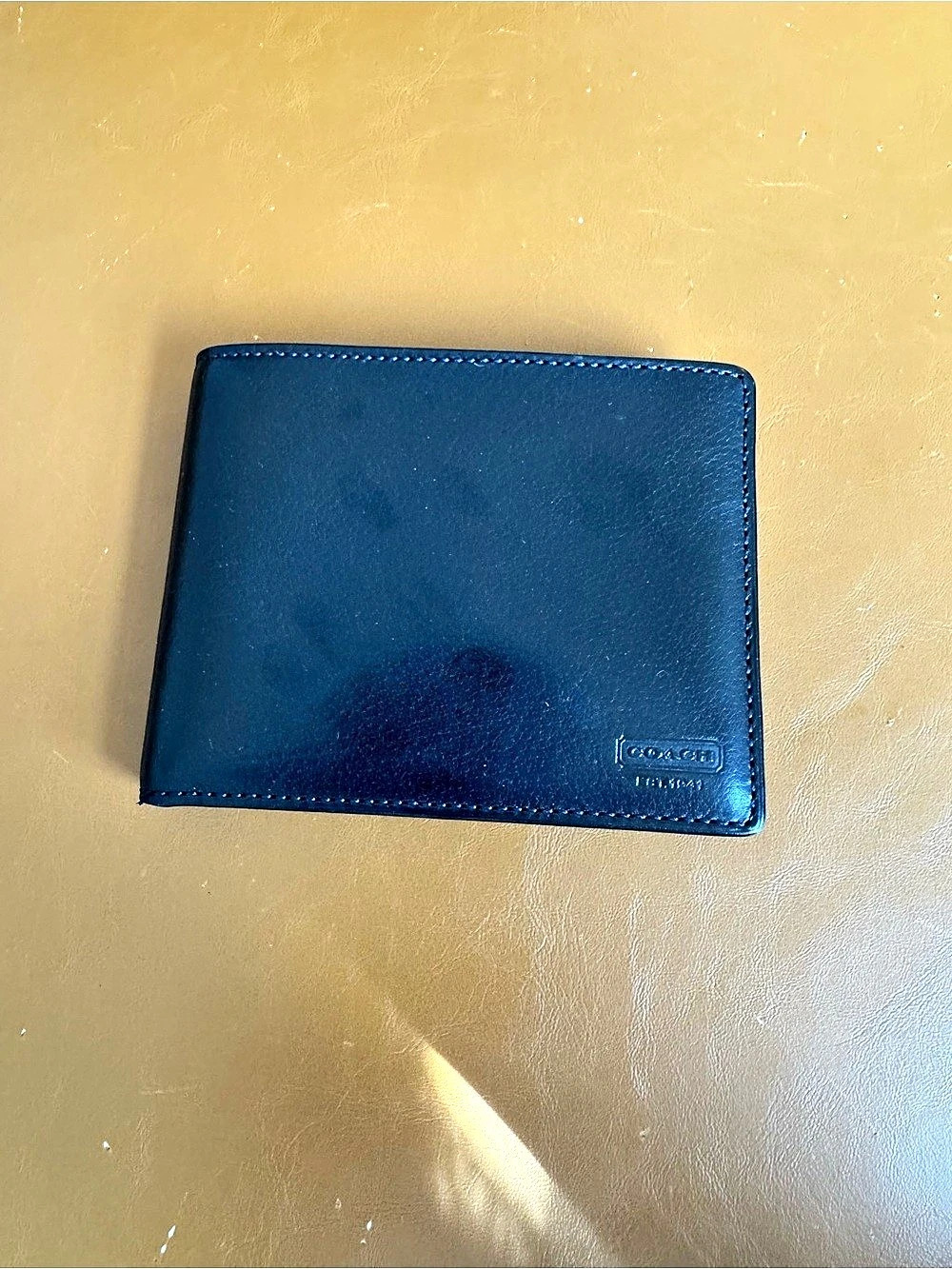 Coach Leather Billfold Wallet